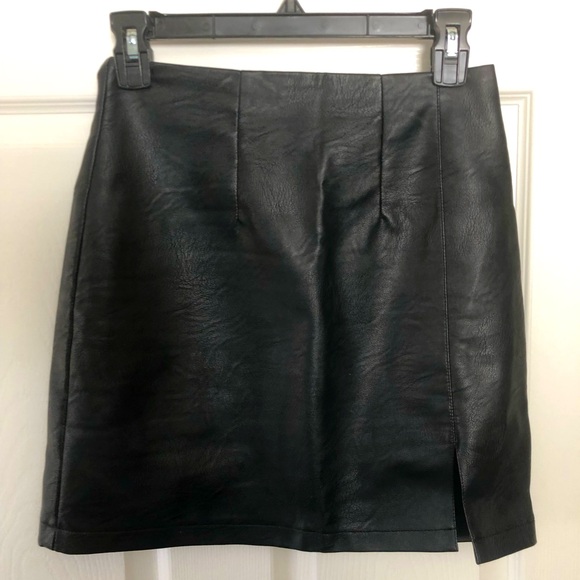 Top shop Pleather Skirt - Picture 1 of 3